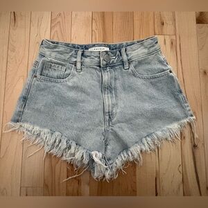 PacSun Denim Jean Shorts Frayed Hem Casual Size 24